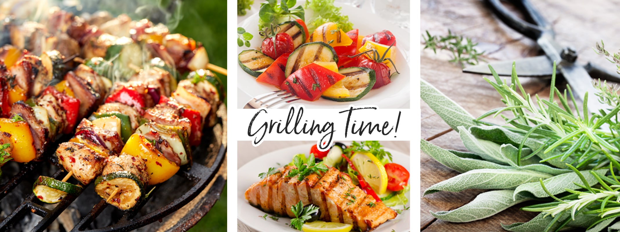 fresh herbs used to grill grilling time