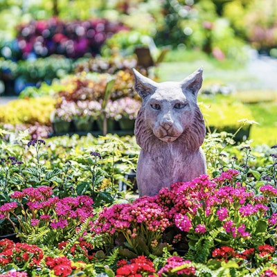 Cat statue
