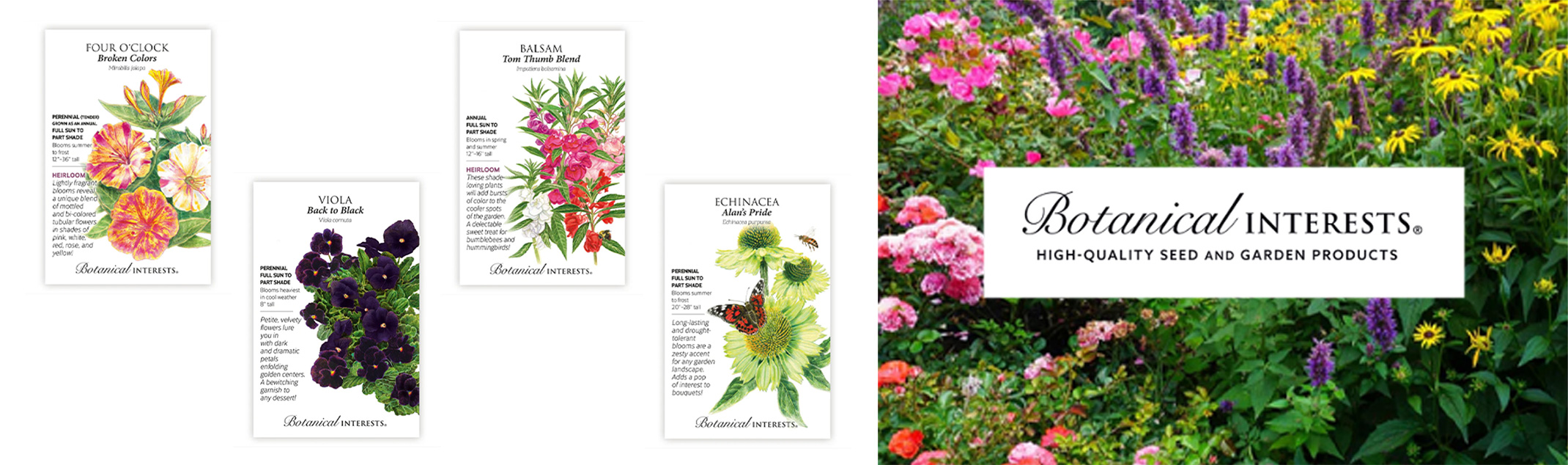 Botanical Interests Flower Seeds