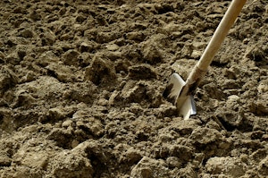 Tilling Soil with a Shovel