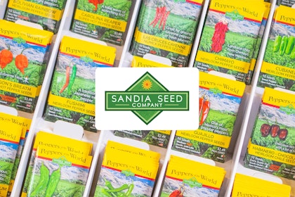 Pepper Seed Packets by Sandia Seed Company.