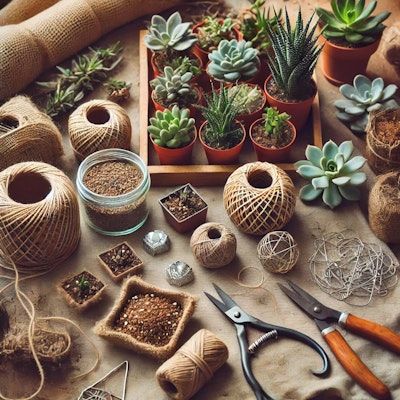 holiday succulent ornamente step 1 gathering supplies holiday succulent ornamente step 1 gathering supplies