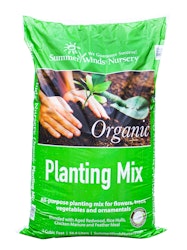 SummerWinds organic planting mix 2 cuft. on white