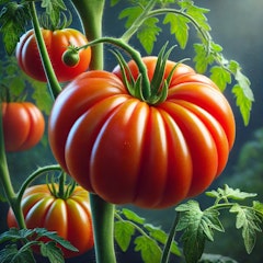 boxcar willie heirloom tomato ai generated