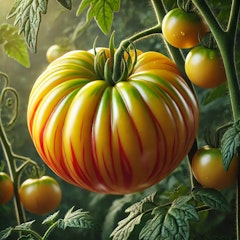 gold medal heirloom tomato ai generated