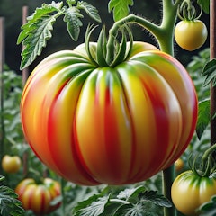 mr stripey heirloom tomato ai generated
