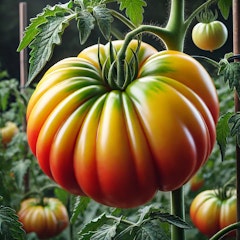 old german heirloom tomato ai generated