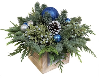 holiday inspired fernhill moonlight centerpiece