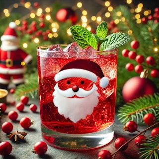 cranberry claus mocktail