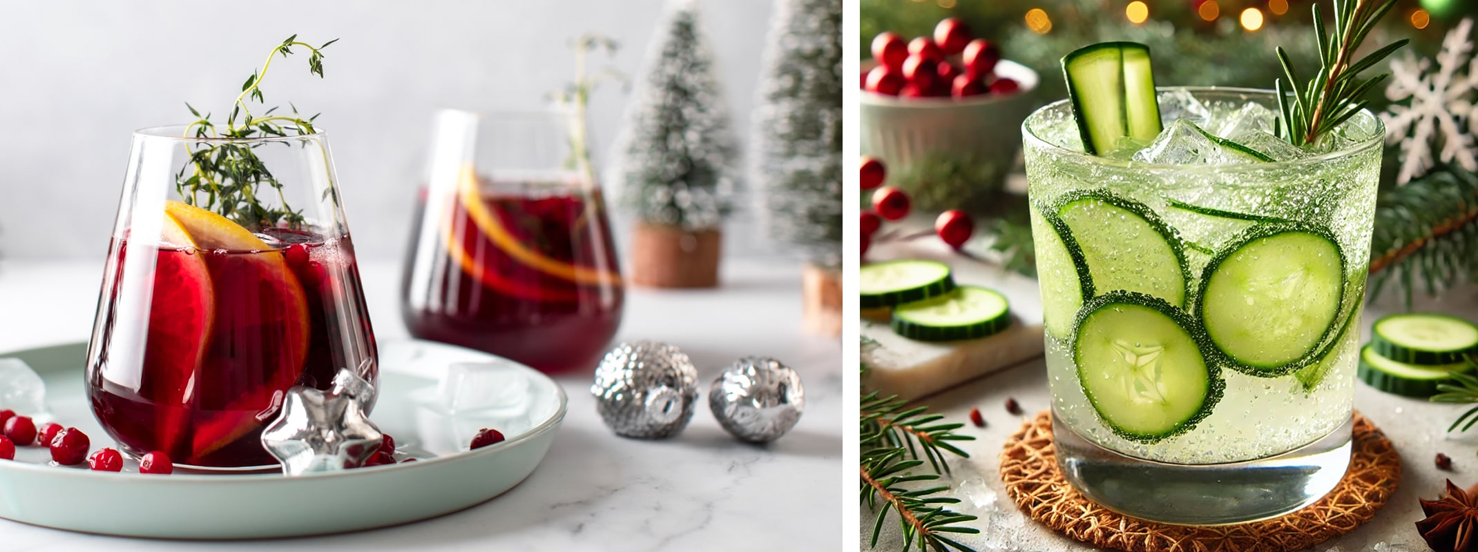 holiday cocktails and mocktail recipes