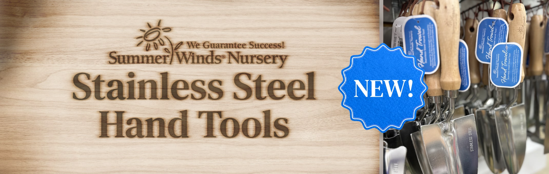New! summerwinds nursery stainless steel hand tools