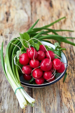 Radishes and Onions