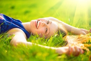 relaxing on your winter ryegrass lawn
