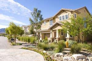 Desert Landscaped Front Yard