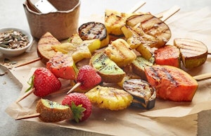Grilled fruit