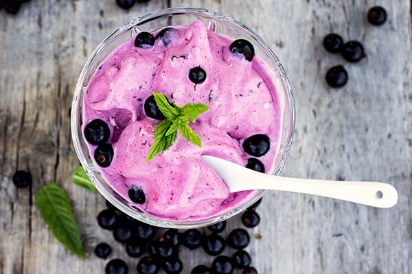 blueberry lemon sorbet summerwinds california