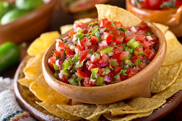 Simple Pico de Gallo salsa summerwinds