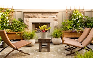 A Patio with Jasmine