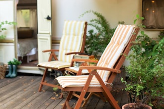 small bistro on patio