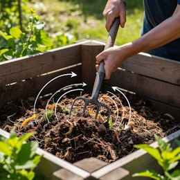 composting turning composting turning