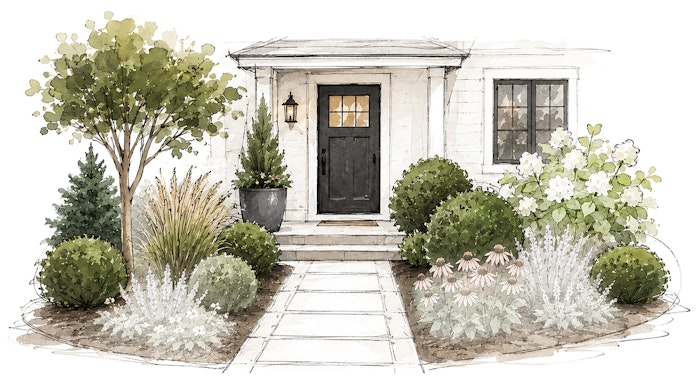 Step 3 of curb appeal how to focus on the building structure first.