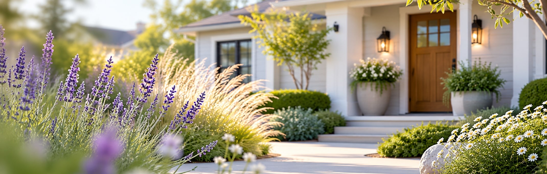 Curb appeal; enhancing your landscape with plants full of color and texture.