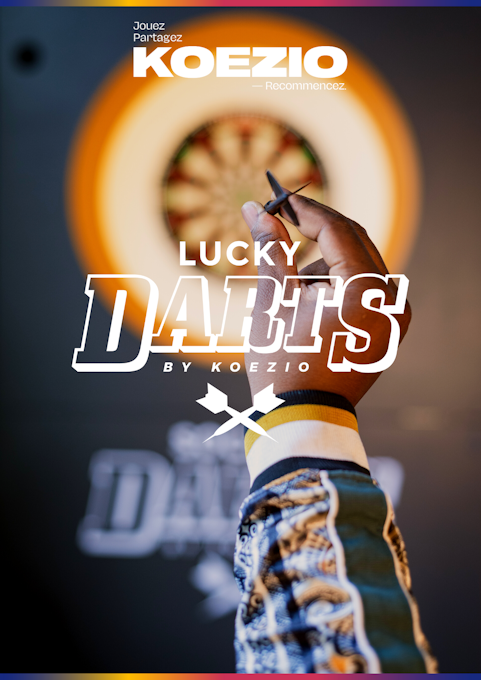 Lucky Darts - Activité de fléchettes interactive chez Koezio
