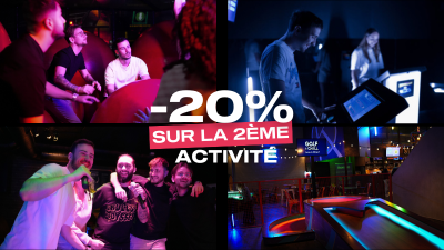 Offre multi-activité chez Koezio - 20% de réduction sur la 2ème activité