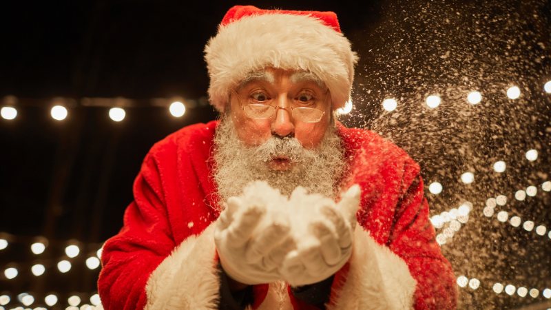 Arbre de Noel Koezio - Présence du père noel