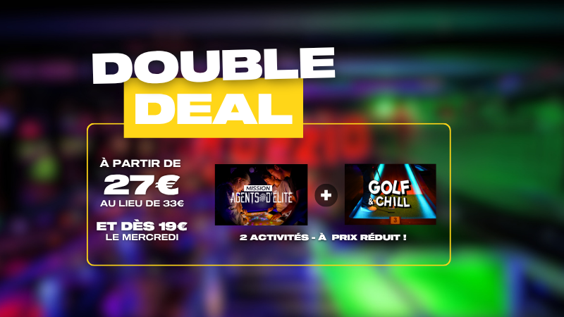 Double Deal - Koezio Bruxelles - 2 activités à prix réduits