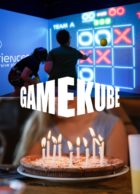 2 images montrant un anniversaire Koezio et une activité