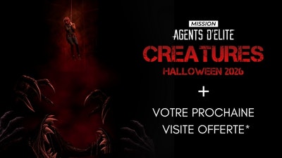 Pour une réservation Halloween, une prochaine visite offerte