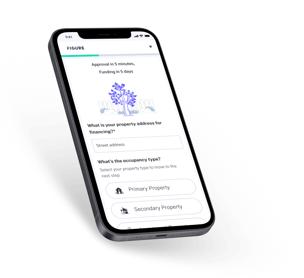 Figure HELOC app flow