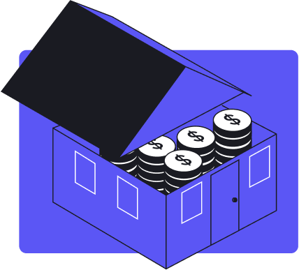 Graphic of having money from your home