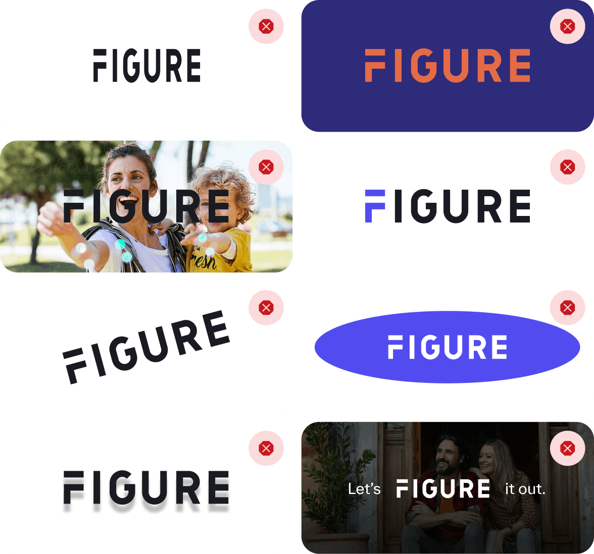 Don'ts for the Figure logo