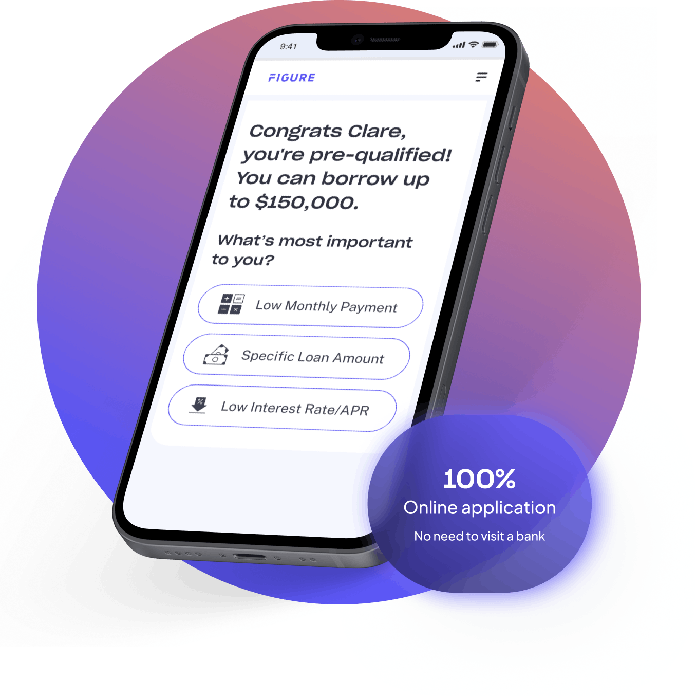 Figure HELOC online application