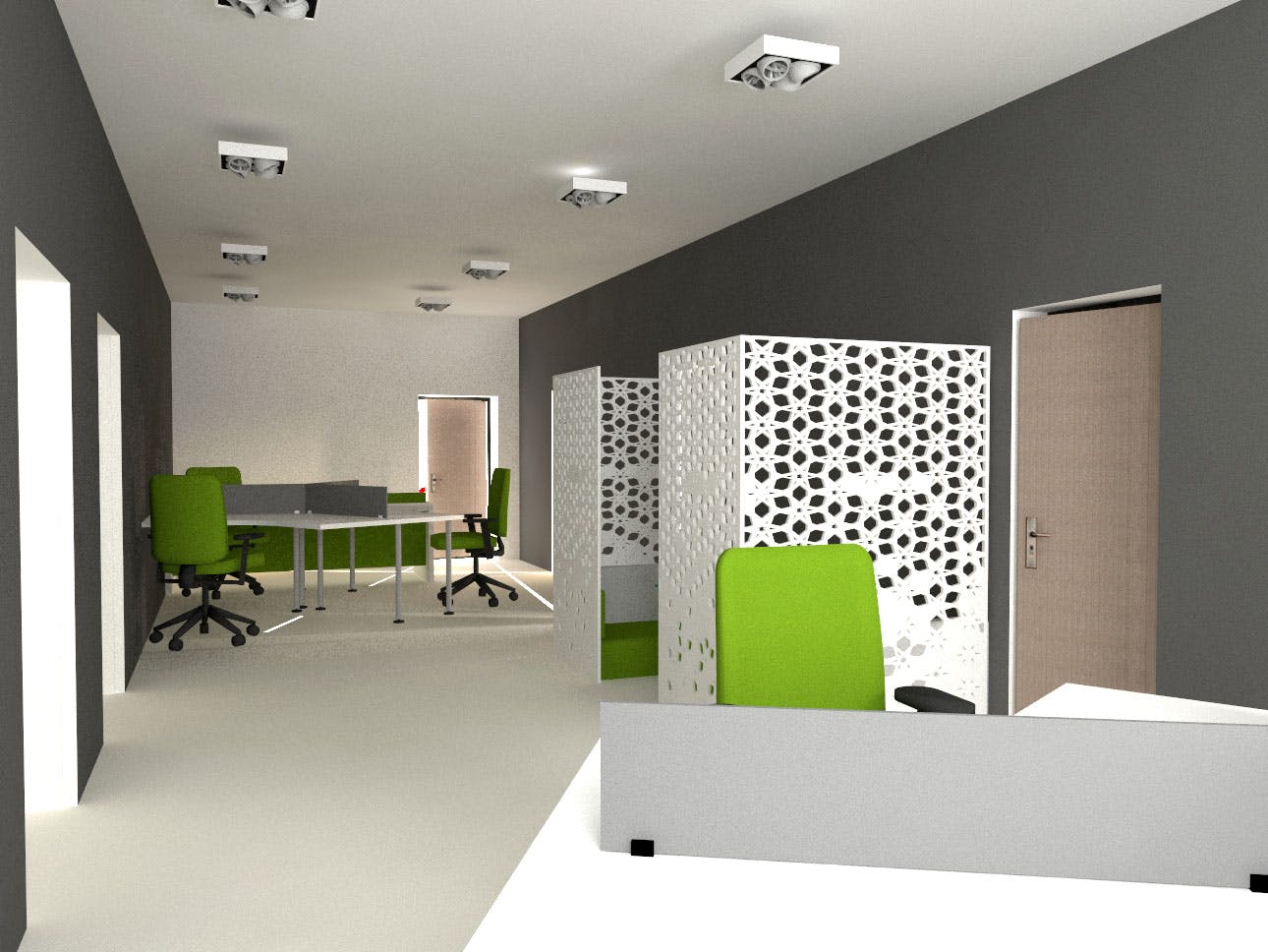 Projekt wnętrz Centrum Krwiodawstwa w Lublinie
