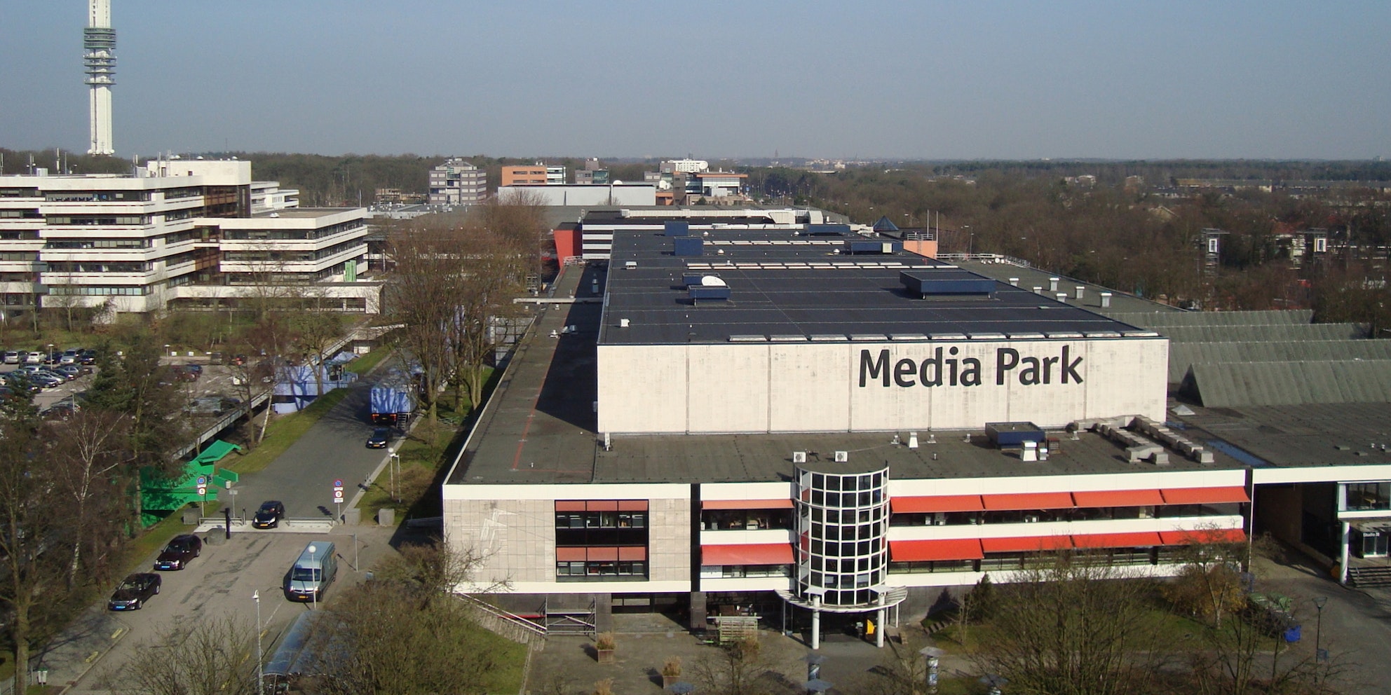 Overzicht mediapark Hilversum