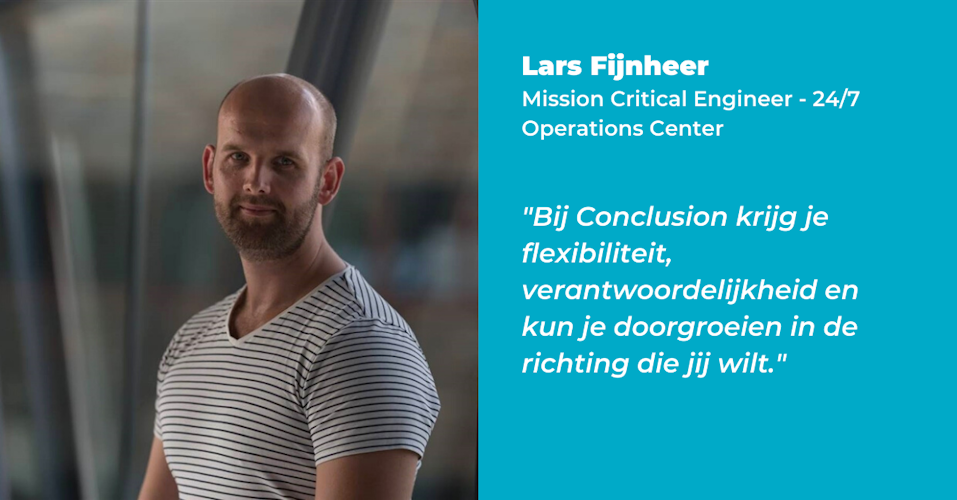 Medewerker Conclusion Mission Critical - Lars Fijnheer