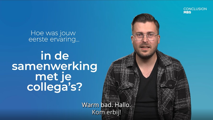 MBS Eerste ervaring met... recruitment video