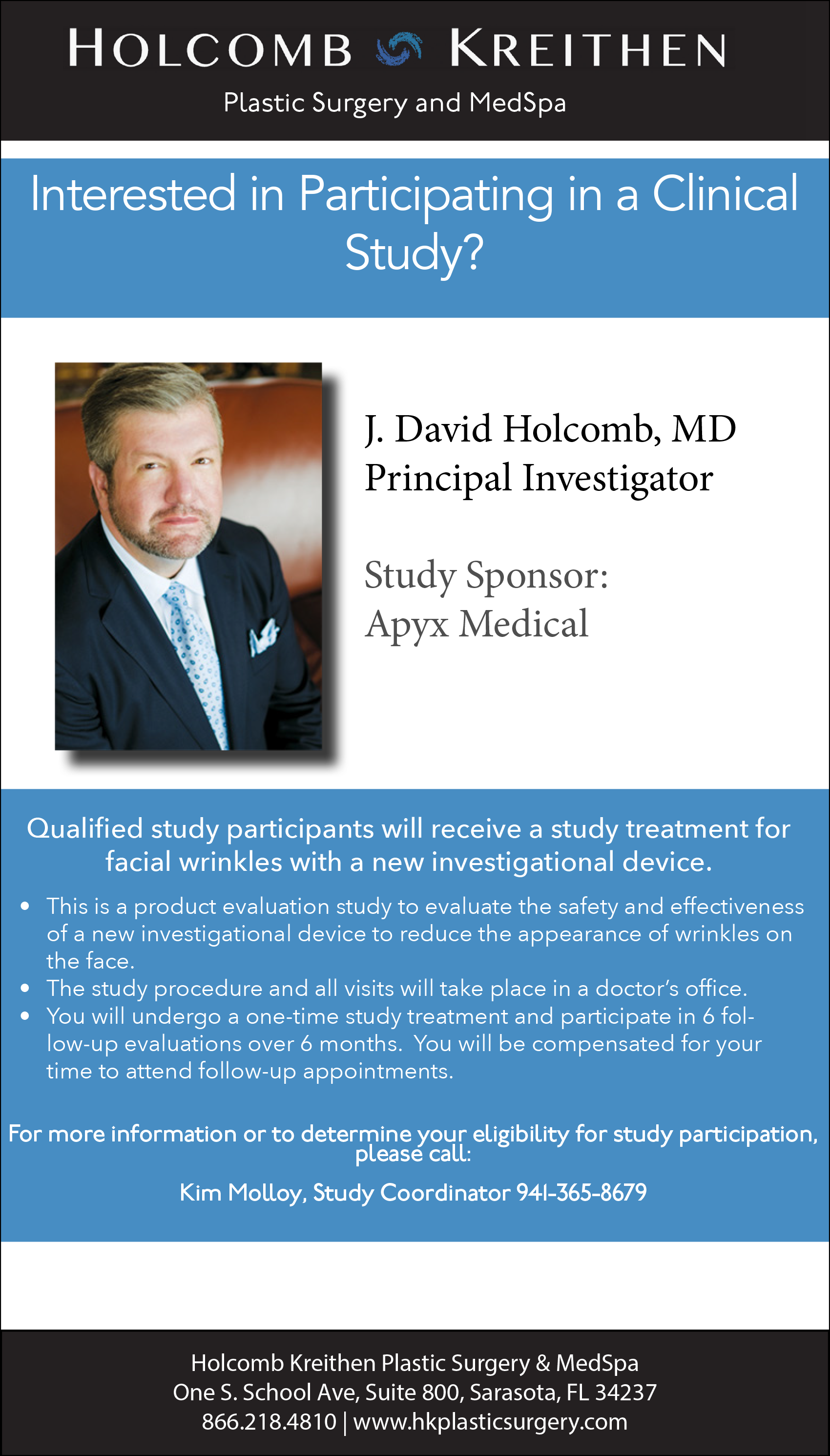 skin study clinical trial promotion