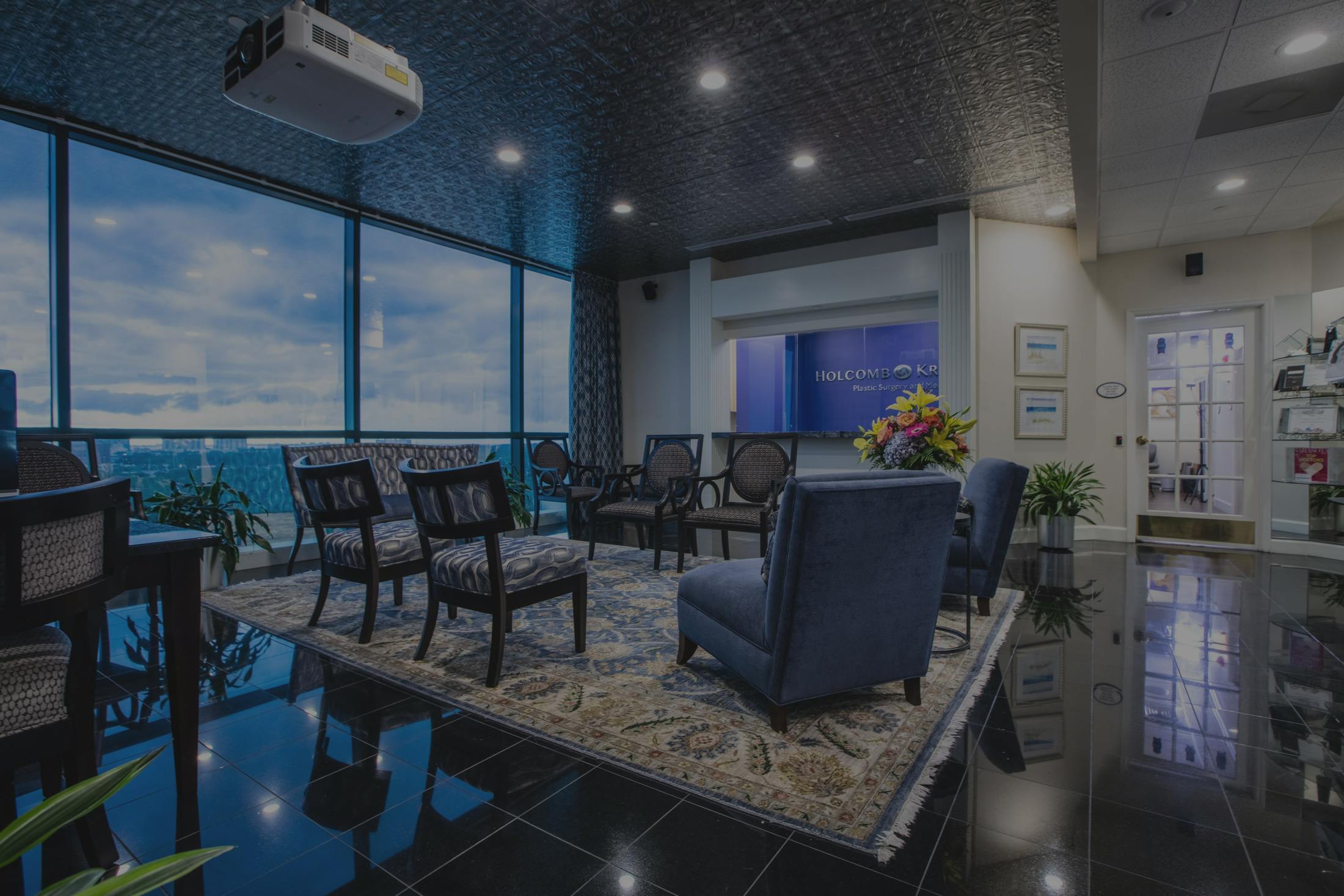 The office reception