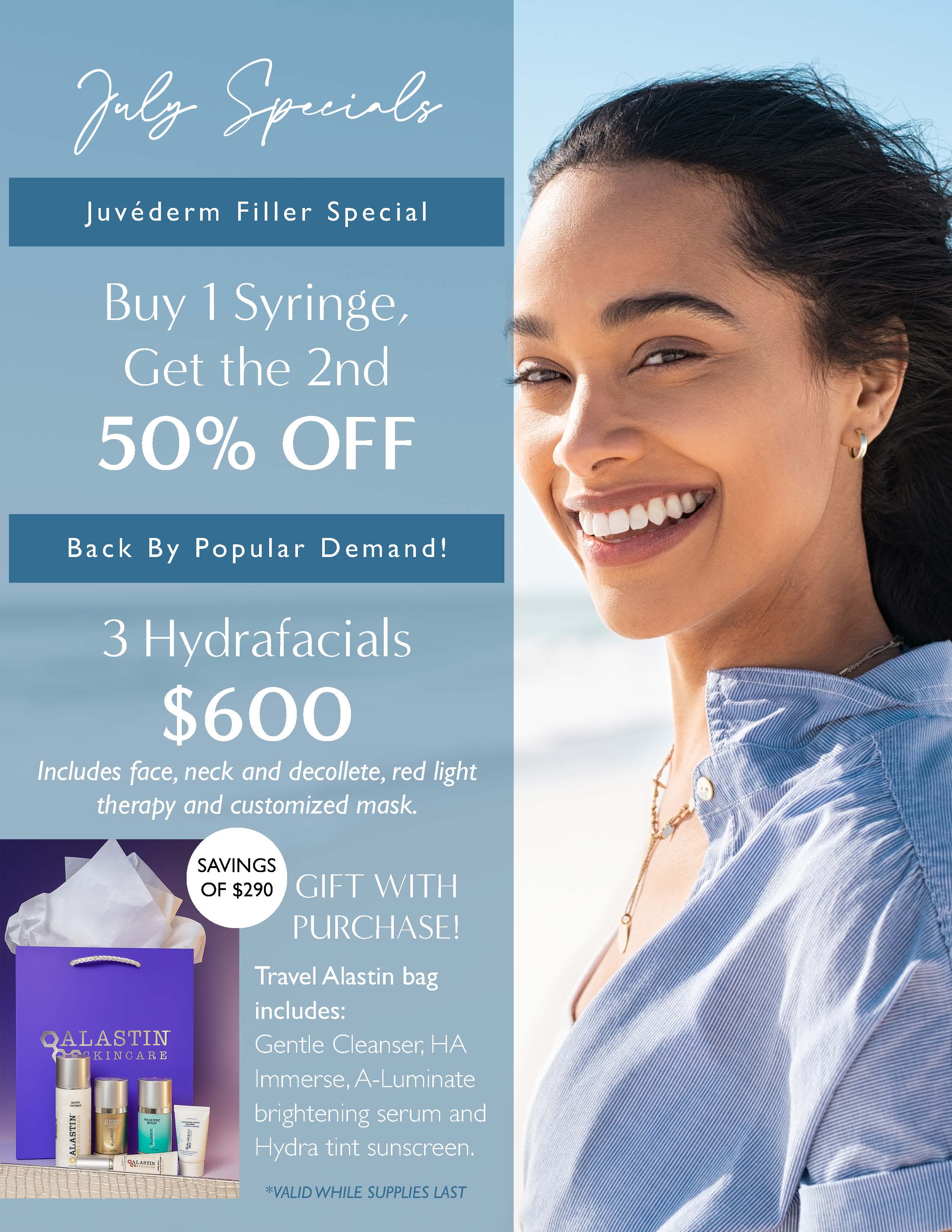 July Specials flyer