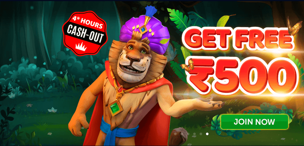 Jungle Raja Casino Bonus Rs 500 Free