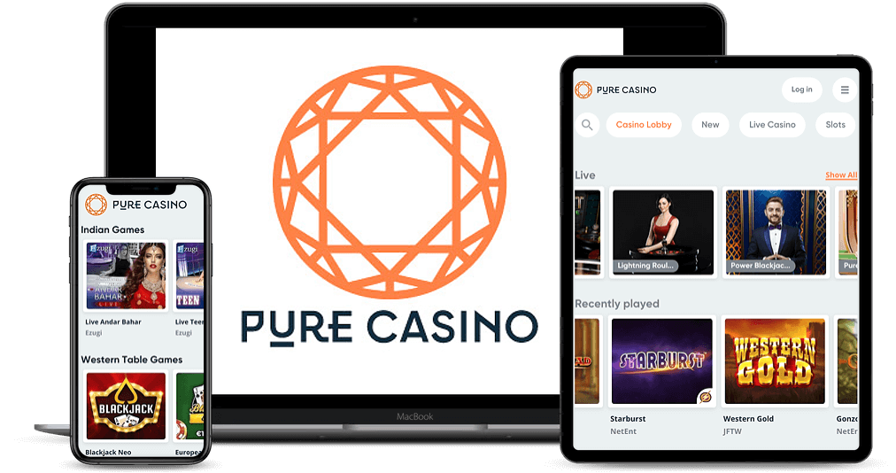 Pure Casino Mobile Desktop & Tablet