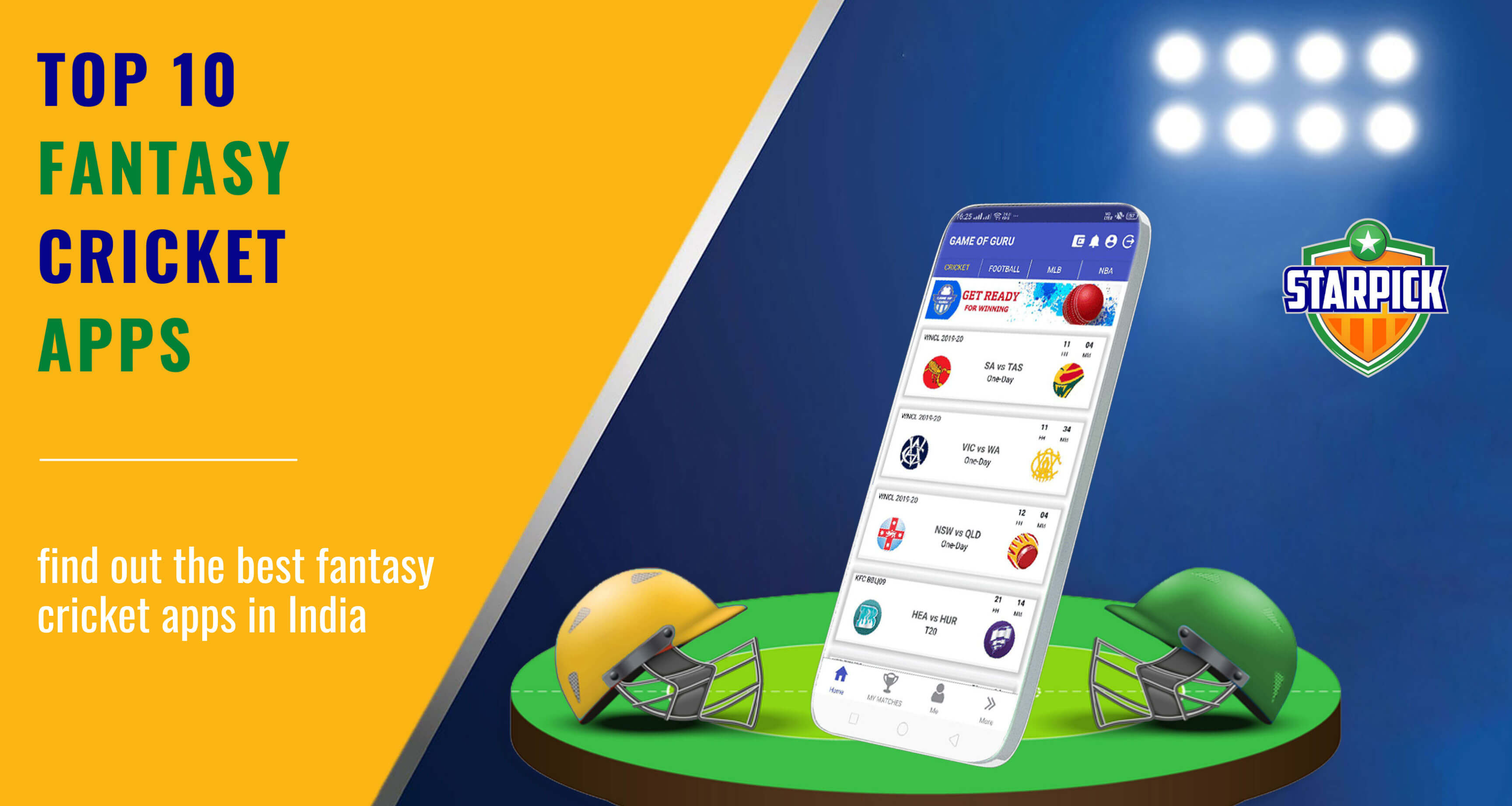 Top 10 Fantasy Cricket Apps