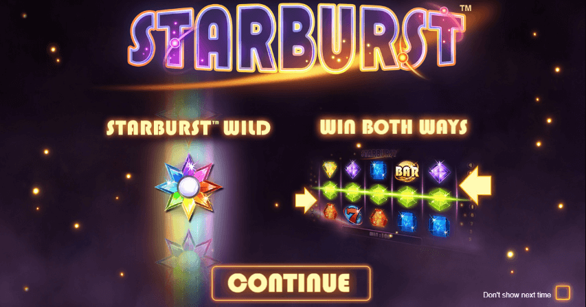 starburst slot free