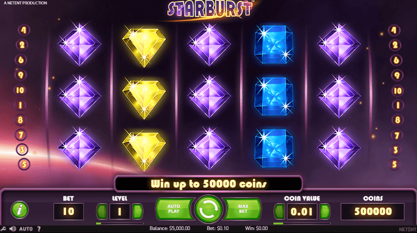 starburst online slot features