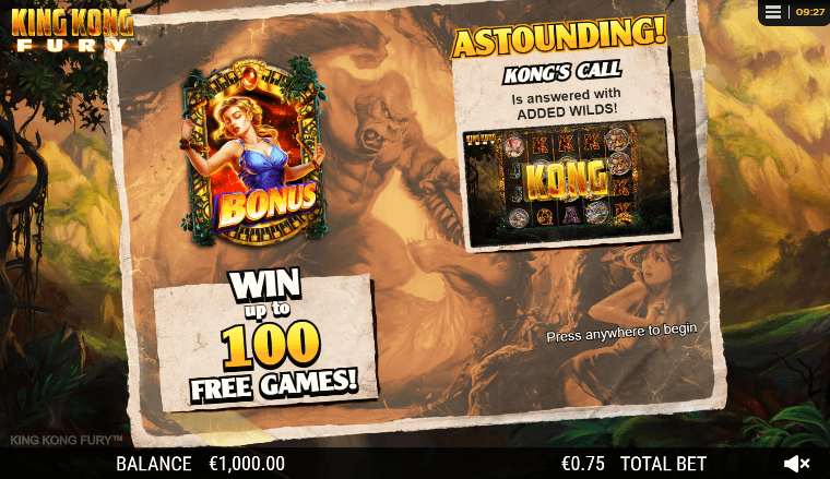 king kong fury slot free