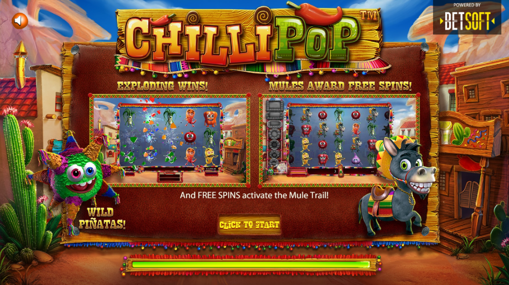 Chilli pop Slot Logo